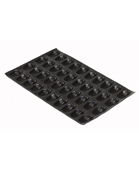 Flexipan 60x40 plaque de 40 madeleines 7.8x4.7 cm
