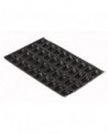 Flexipan 60x40 plaque de 40 madeleines 7.8x4.7 cm
