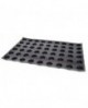 Flexipan 60x40 plaque de 54 mini-cylindres évasés Ø 3,8 x 2 cm