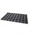 Flexipan 60x40 plaque de 54 mini-cylindres évasés Ø 3,8 x 2 cm