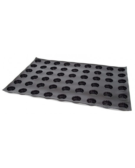 Flexipan 60x40 plaque de 54 mini-cylindres Ø3,8x1 cm
