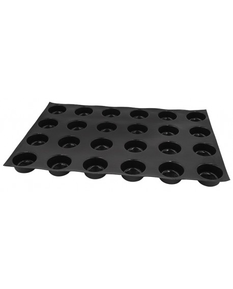 Flexipan 60x40 plaque de 24 ronds charmants 6.6 cm