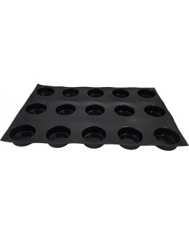 Flexipan 60x40 plaque de 15 cylindres 8.3x3 cm
