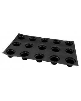 Flexipan GN 1/1 plaque de 15 muffins champignons 7x4.3 cm