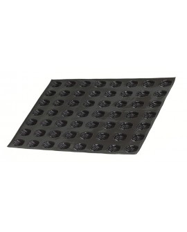 Flexipan 60x40 plaque de 56 mini-madeleines 5.2x3.5 cm