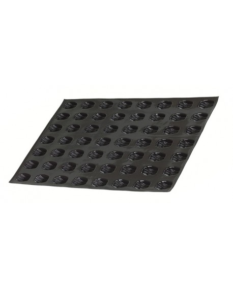 Flexipan 60x40 plaque de 56 mini-madeleines 5.2x3.5 cm