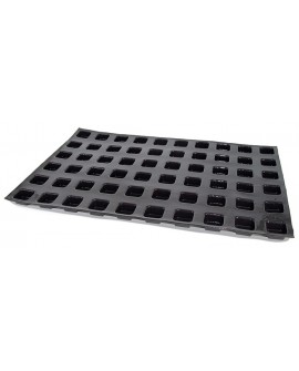 Flexipan 60x40 plaque de 60 mini-carrés 3,7x3,7x1,7 cm