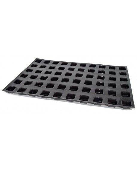 Flexipan 60x40 plaque de 60 mini-carrés 3,7x3,7x1,7 cm
