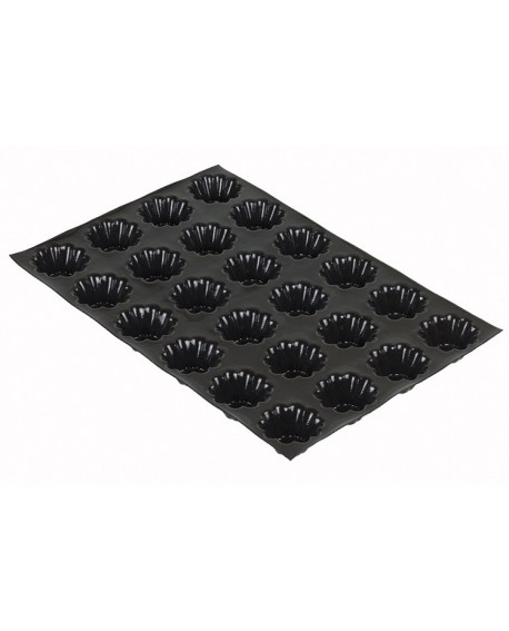 Flexipan 60x40 plaque de 24 mini-brioches cannelées 6.8 cm