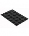 Flexipan 60x40 plaque de 24 mini-brioches cannelées 6.8 cm