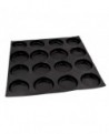 Flexipan 60x40 plaque de 24 brioches rondes lisses 7,9 cm