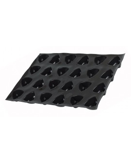 Flexipan 60x40 plaque de 24 saphirs savarins 7x7x3.2 cm
