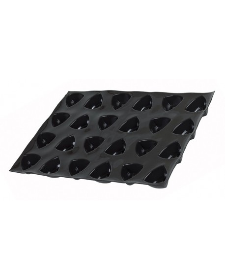 Flexipan 60x40 plaque de 24 saphirs savarins 7x7x3.2 cm