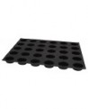 Flexipan 60x40 plaque de 24 ovales 9.6x4.5 cm