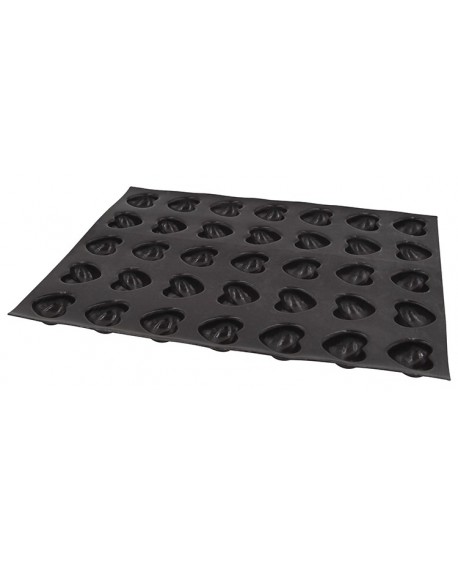 Flexipan 60x40 plaque de 70 mini-coeurs 4.1x3.8 cm