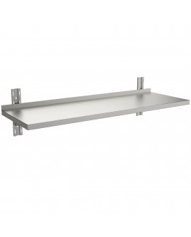 Etagère murale inox pleine 1200 mm PVLaboConcept