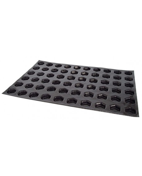 Flexipan 60x40 plaque de 60 hexagones 4.5x4 cm