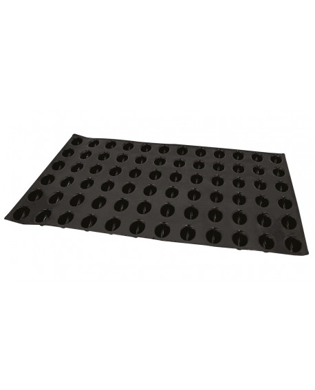 Flexipan 60x40 plaque de 72 mini-quenelles 4.2x2.6x2 cm