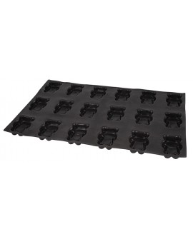 Flexipan 60x40 plaque de 18 nounours 9x6x2 cm