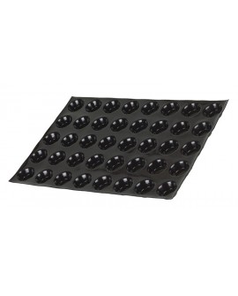 Flexipan 60x40 plaque de 40 tartelettes creuses évasées 5.8 cm