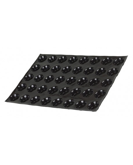 Flexipan 60x40 plaque de 40 tartelettes creuses évasées 5.8 cm