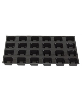 Flexipan 60x40 plaque de 24 savarins 7x7 cm