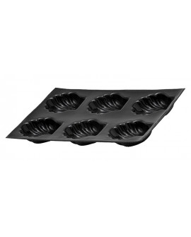 Flexipan 60x40 plaque de 24 coquilles saint jacques 8x7.5 cm