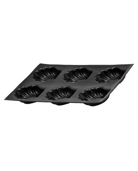 Flexipan 60x40 plaque de 24 coquilles saint jacques 8x7.5 cm