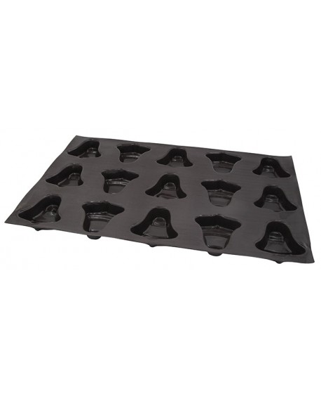 Flexipan 60x40 plaque de 15 cloches 10.2x9.2x9.2 cm