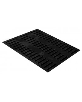 Flexipan 60x40 plaque de 48 demi-cylindres 8.5x1.7 cm