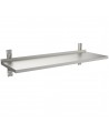 Etagère inox murale  pleine 800 mm PVLaboConcept
