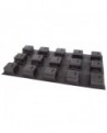 Flexipan 60x40 plaque de 24 mini-écrins 5x5x2.9 cm
