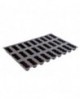 Flexipan 60x40 plaque de 27 mini-chenilles 10x4x3.6 cm
