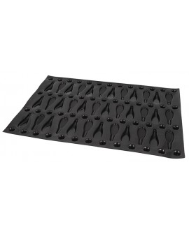 Flexipan 60x40 plaque de 36 cuillères 9x2.8 cm
