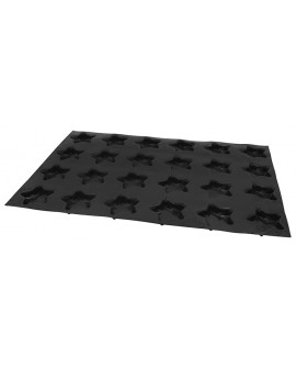 Flexipan 60x40 plaque de 24 étoiles 8 cm