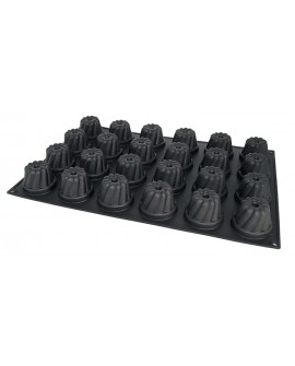 Flexipan inspiration plaque de 24 moules silicone mini-kouglofs ø 8 H 5,4 cm