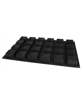 Flexipan inspiration plaque de 24 moules silicone chics 7x7x3.4 cm
