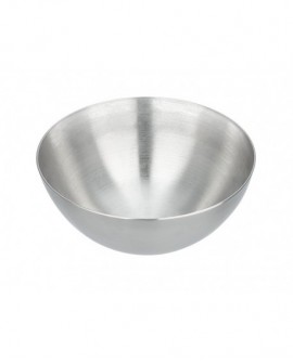 calotte 1/2 sphère ou moule dôme inox 6 cm
