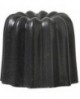 6 moules à cannelés aluminium anti-adhérent 5.5 cm