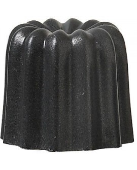 6 moules à cannelés aluminium anti-adhérent 5.5 cm