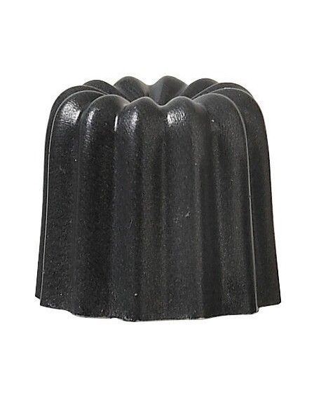 6 moules à cannelés aluminium anti-adhérent 5.5 cm