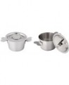 charlotte inox avec oreilles avec couvercle 7 cm