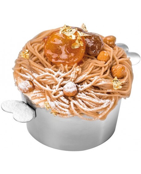 charlotte inox avec oreilles sans couvercle 18 cm