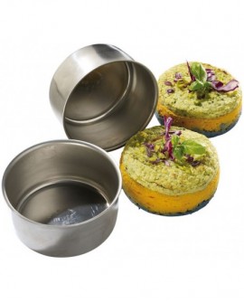 lot de 2 ramequins inox 9 cm