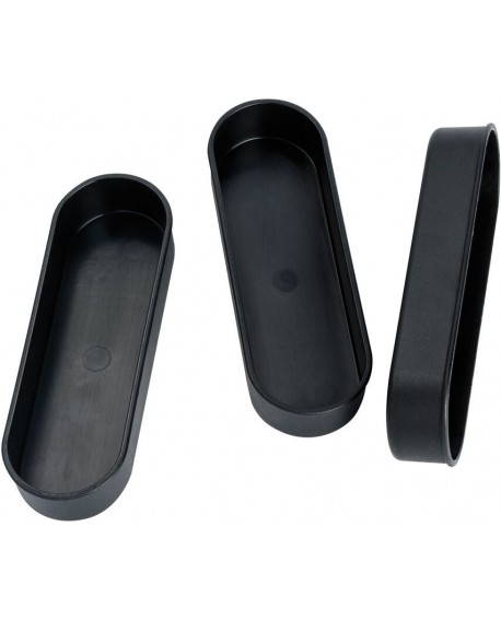 Exoglass 48 tartelettes oblong spécial fonceuse à pâte 13x4 cm