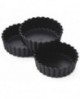Exoglass 12 tourtières cannelées 10 cm