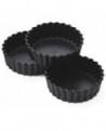 Exoglass 12 tourtières cannelées 10 cm