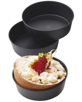 Exoglass 12 tourtières unies 10 cm