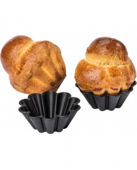 Exoglass 24 brioches à 12 côtes 7 cm