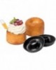 Exoglass 12 savarins ouverts bord roulé 8 cm